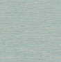 York Tibetan Grasscloth Teal Peel & Stick Wallpaper