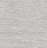 York Tibetan Grasscloth Silver Peel & Stick Wallpaper