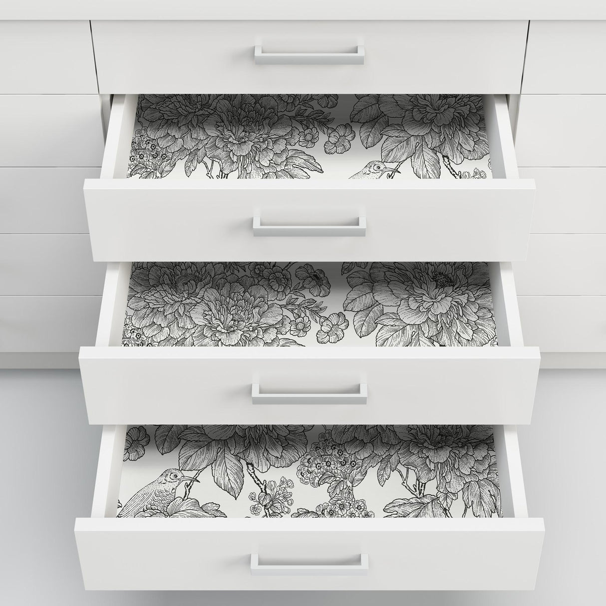 York Black & White Sudbury Peel & Stick Wallpaper