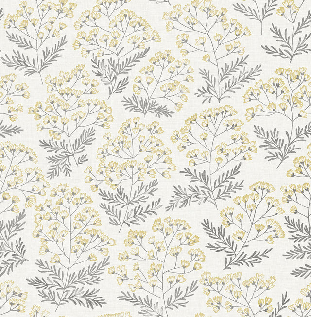 York Yellow Wethersfield Peel & Stick Wallpaper