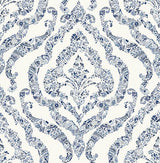 York Blue Guildford Peel & Stick Wallpaper