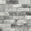 York Grey London Brick Peel & Stick Wallpaper