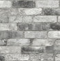 York Grey London Brick Peel & Stick Wallpaper