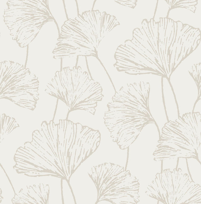 York Silver Hikarigaoka Peel & Stick Wallpaper