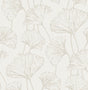 York Silver Hikarigaoka Peel & Stick Wallpaper