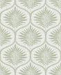 York Green Primitive Leaves Peel & Stick Wallpaper