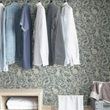 York Blue Terrene Peel & Stick Wallpaper