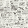York Charcoal Published Peel & Stick Wallpaper