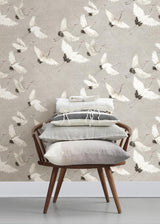 York Grey Halcyon Peel & Stick Wallpaper