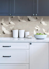 York Grey Halcyon Peel & Stick Wallpaper