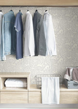 York Grey Merriment Peel & Stick Wallpaper