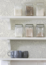 York Grey Merriment Peel & Stick Wallpaper