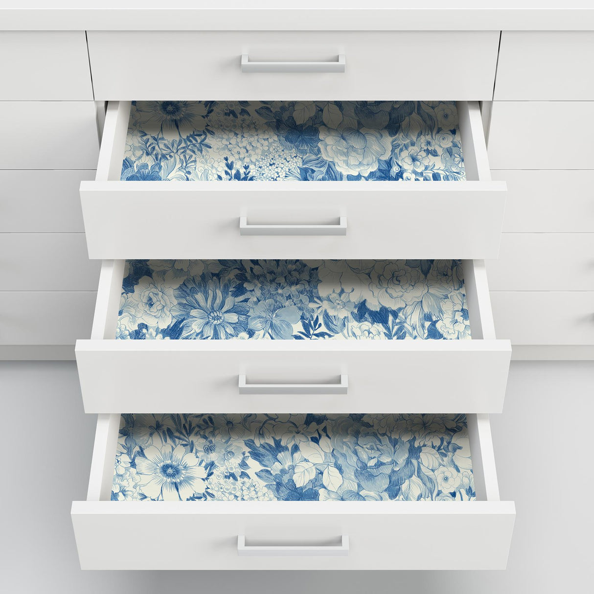 York Indigo Empress Garden Peel & Stick Wallpaper
