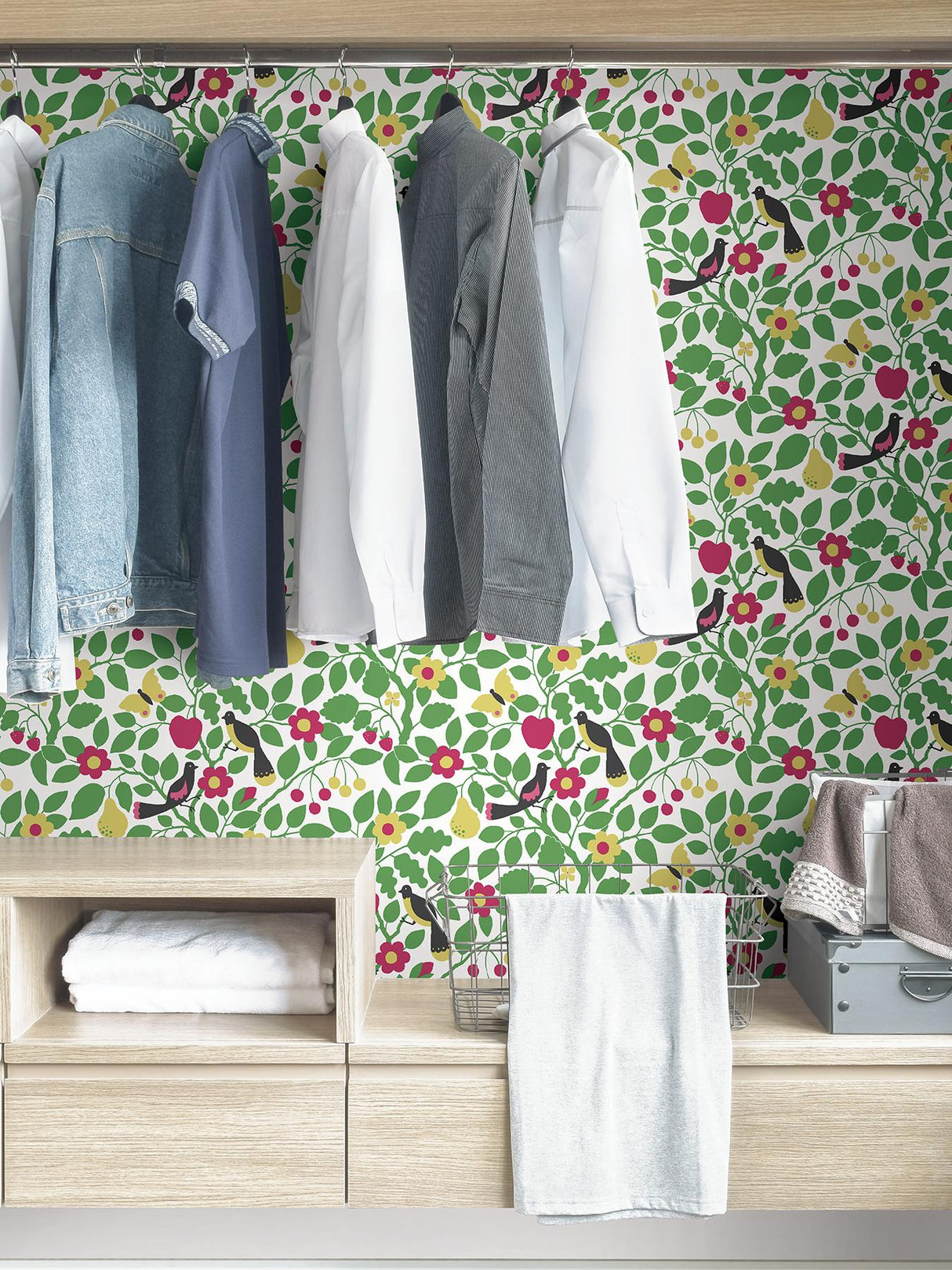 York Green Paradisus Peel & Stick Wallpaper