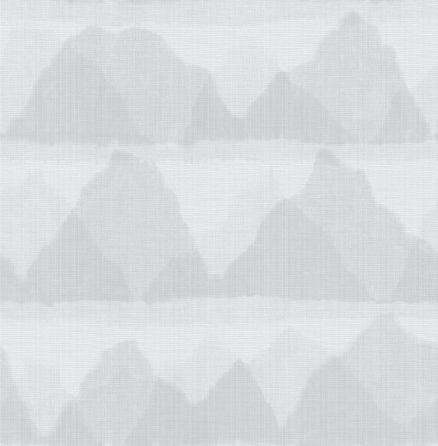 York Blue Mountain Peak Peel & Stick String Wallpaper