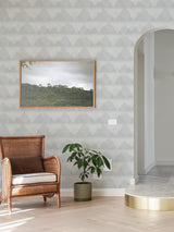 York Blue Mountain Peak Peel & Stick String Wallpaper