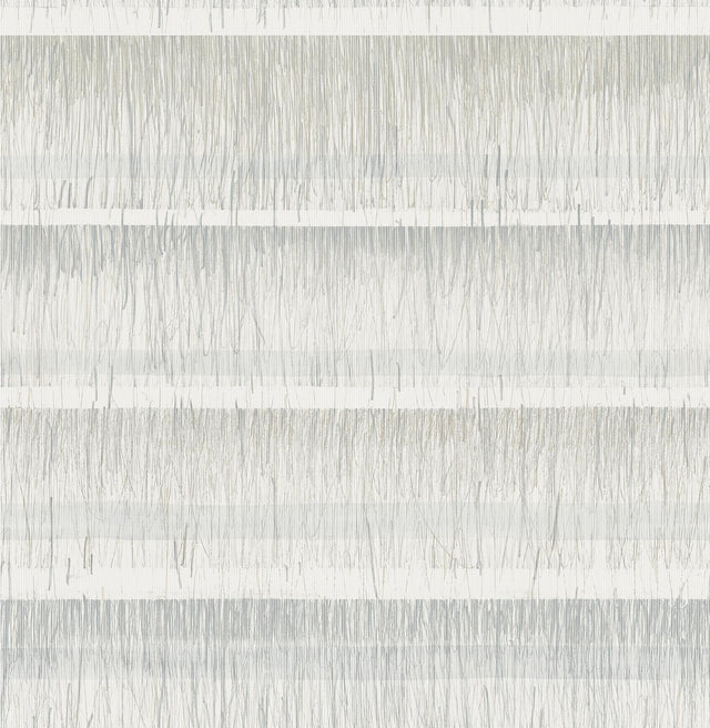 York Grey Dhurrie Peel & Stick String Wallpaper