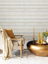 York Grey Dhurrie Peel & Stick String Wallpaper