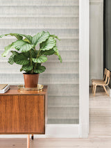 York Grey Dhurrie Peel & Stick String Wallpaper