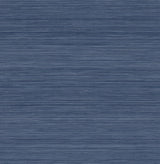 York Indigo Crossweave Peel & Stick String Wallpaper
