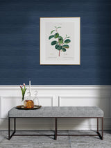 York Indigo Crossweave Peel & Stick String Wallpaper