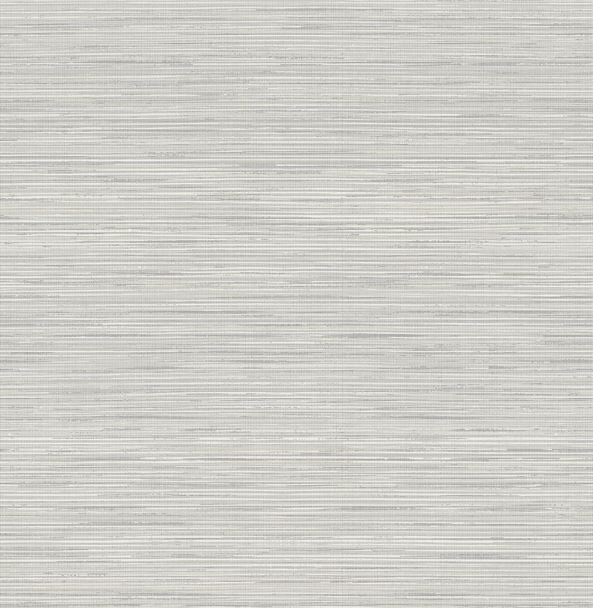 York Grey Crossweave Peel & Stick String Wallpaper