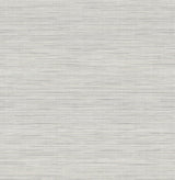 York Grey Crossweave Peel & Stick String Wallpaper