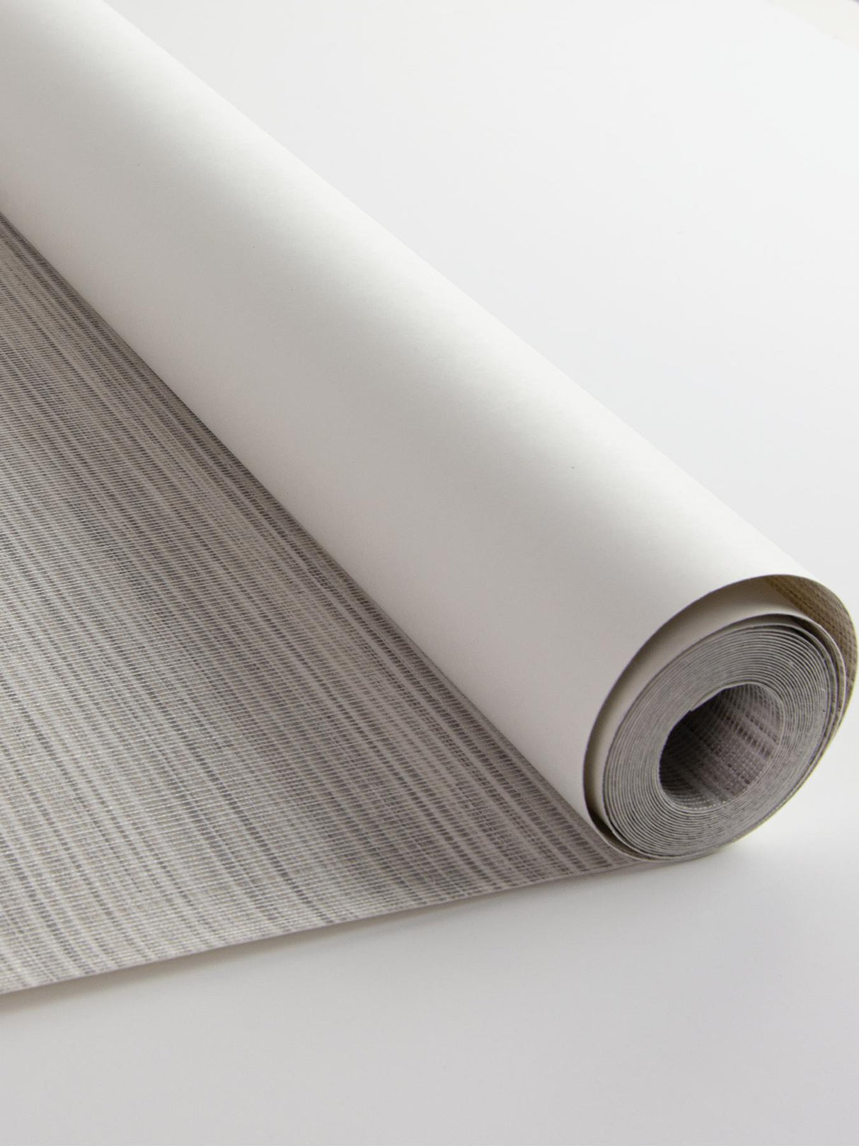 York Grey Crossweave Peel & Stick String Wallpaper