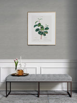 York Grey Crossweave Peel & Stick String Wallpaper
