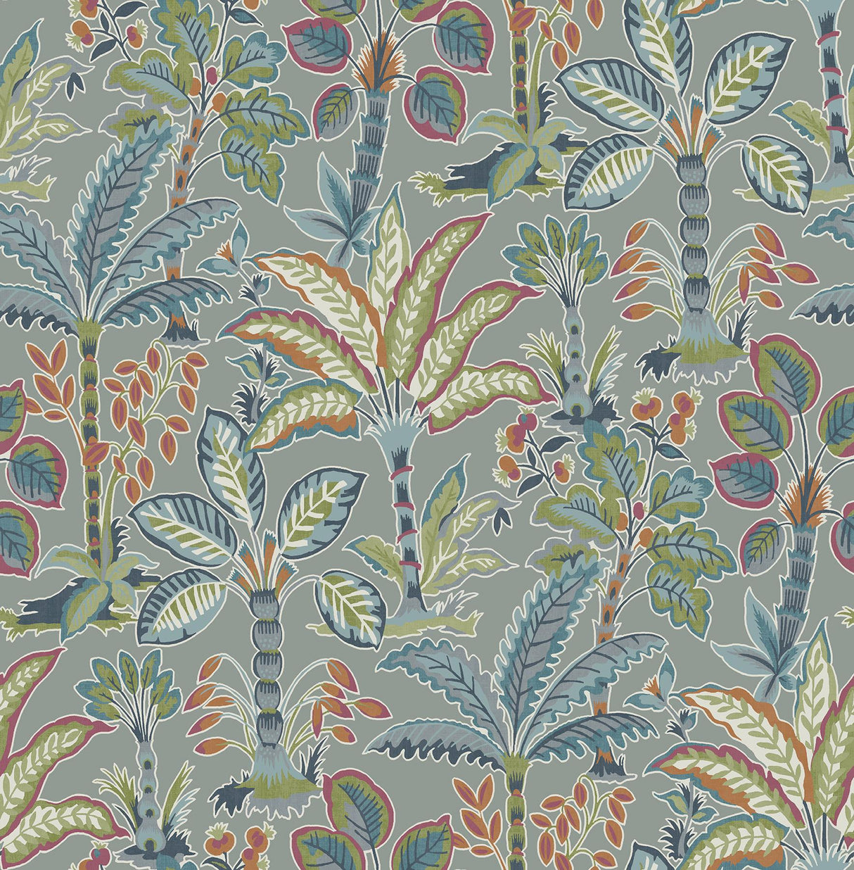 York Grey Kapok Peel & Stick Wallpaper