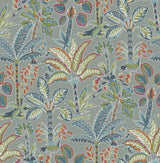 York Grey Kapok Peel & Stick Wallpaper