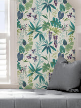 York Teal Maldives Peel & Stick Wallpaper