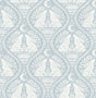 York Blue Moon Rabbit Peel & Stick Wallpaper