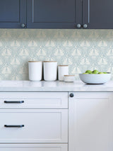 York Blue Moon Rabbit Peel & Stick Wallpaper