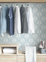 York Blue Moon Rabbit Peel & Stick Wallpaper