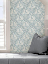 York Blue Moon Rabbit Peel & Stick Wallpaper