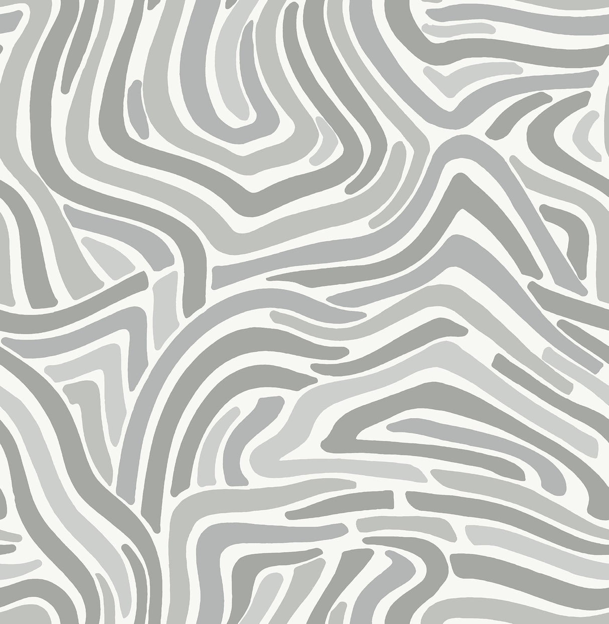 York Grey Spirited Peel & Stick Wallpaper