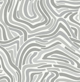 York Grey Spirited Peel & Stick Wallpaper