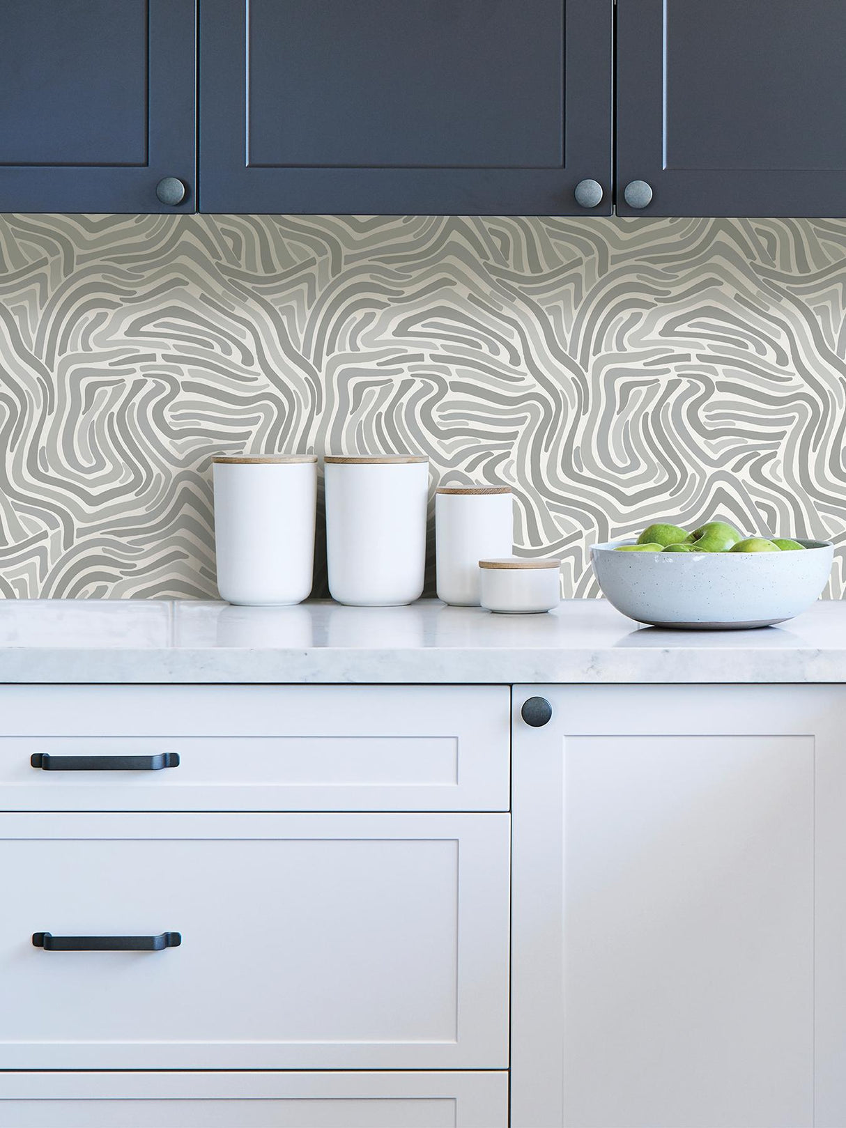 York Grey Spirited Peel & Stick Wallpaper