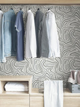 York Grey Spirited Peel & Stick Wallpaper