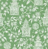 York Green Danson Peel & Stick Wallpaper
