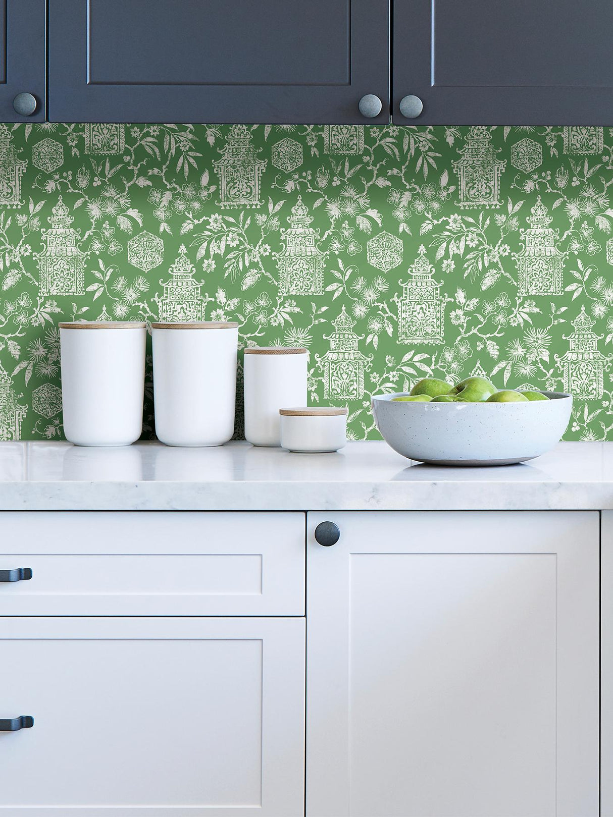 York Green Danson Peel & Stick Wallpaper