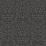 York Charcoal Darcy Peel & Stick Wallpaper