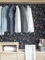 York Navy Jane Peel & Stick Wallpaper