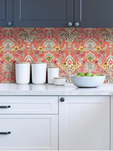 York Peach Summer Love Peel & Stick Wallpaper
