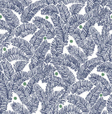 York Navy Fernanda Peel & Stick Wallpaper