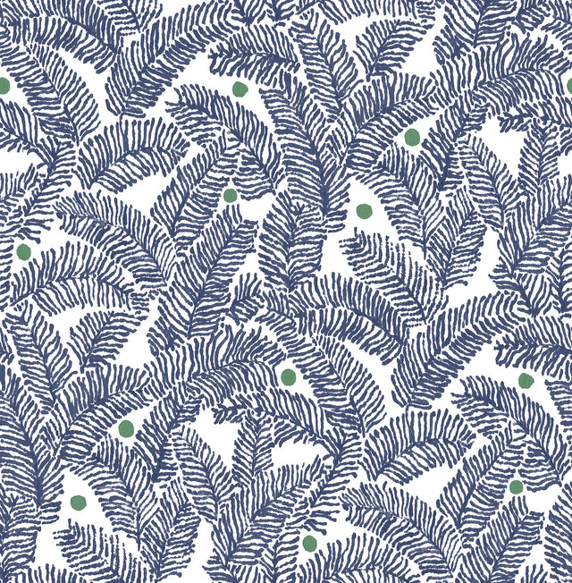 York Navy Fernanda Peel & Stick Wallpaper