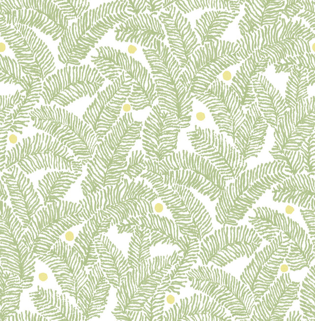 York Green Fernanda Peel & Stick Wallpaper