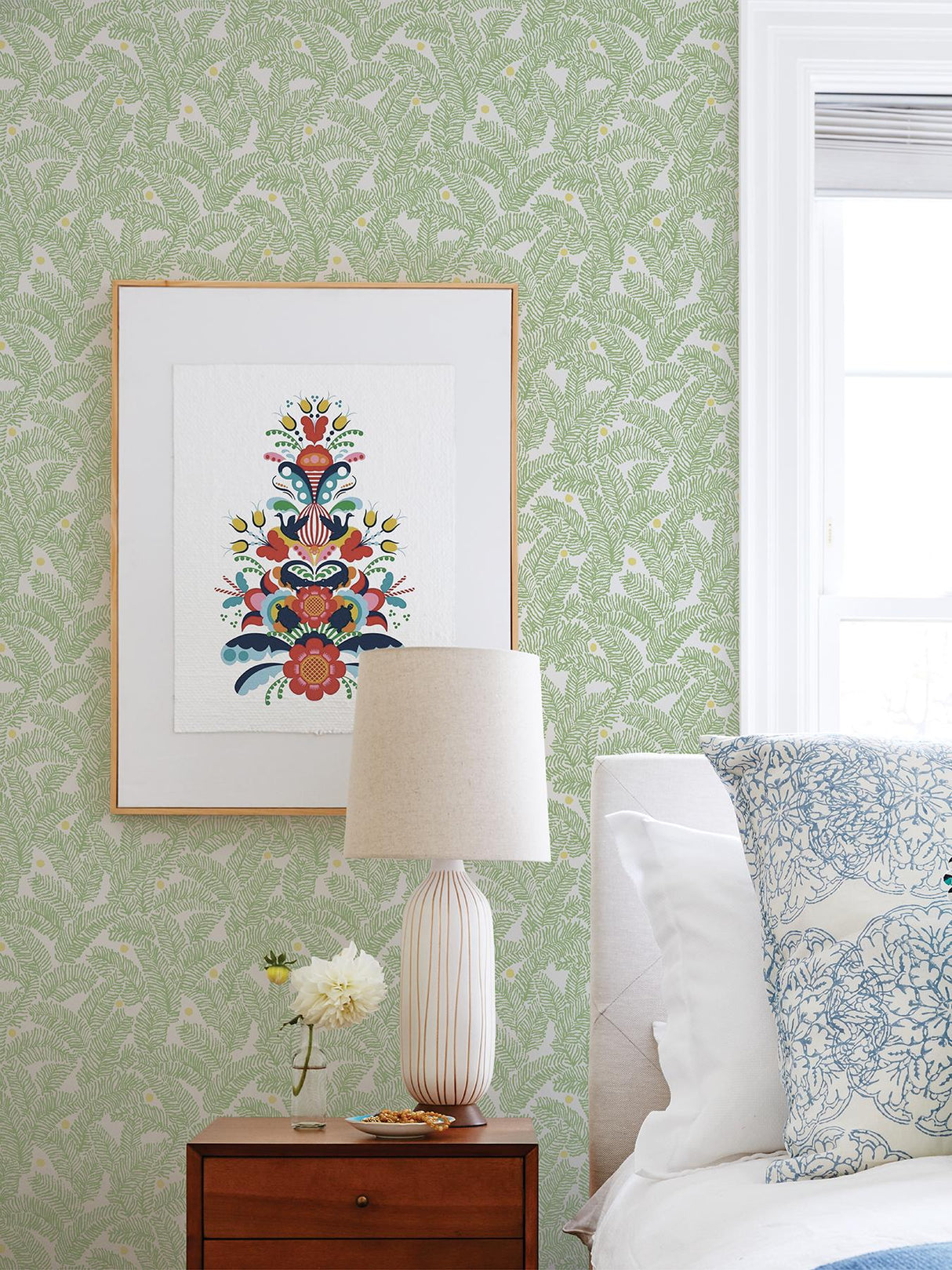 York Green Fernanda Peel & Stick Wallpaper