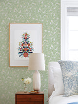 York Green Fernanda Peel & Stick Wallpaper